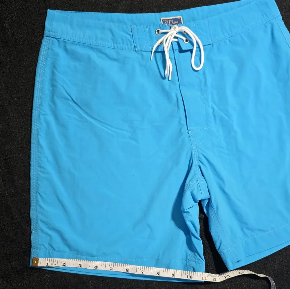 J. Crew Men's Blue Swim Board Shorts